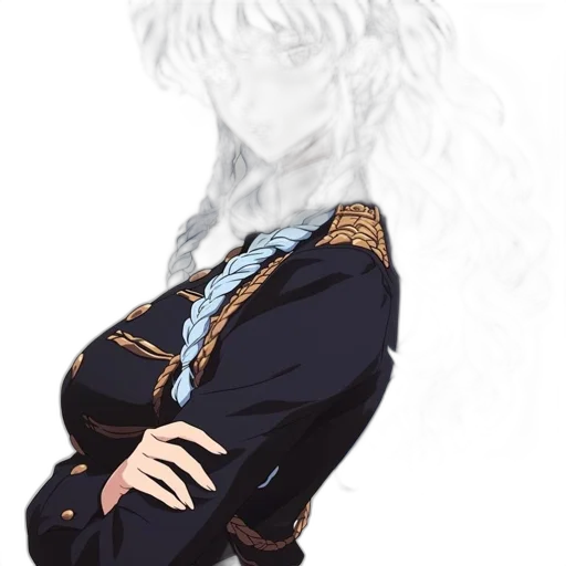 jacket, dress, crown, staff transparent PNG cut-out