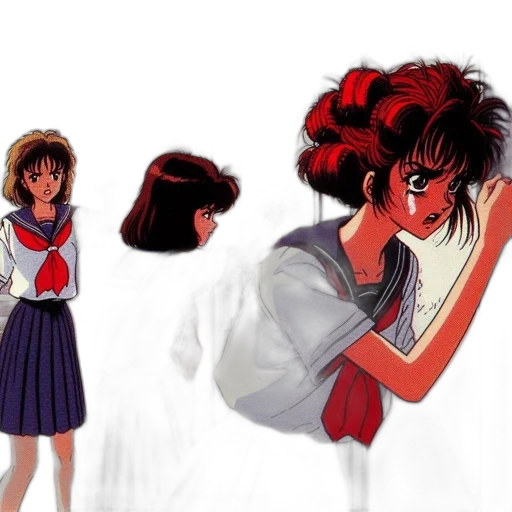 hair, concept art, anime, cartoon transparent PNG cut-out