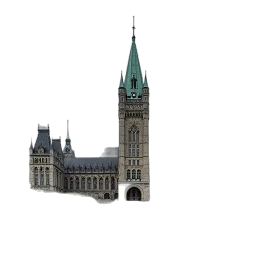 building, staff, weapon, 3d render transparent PNG cut-out