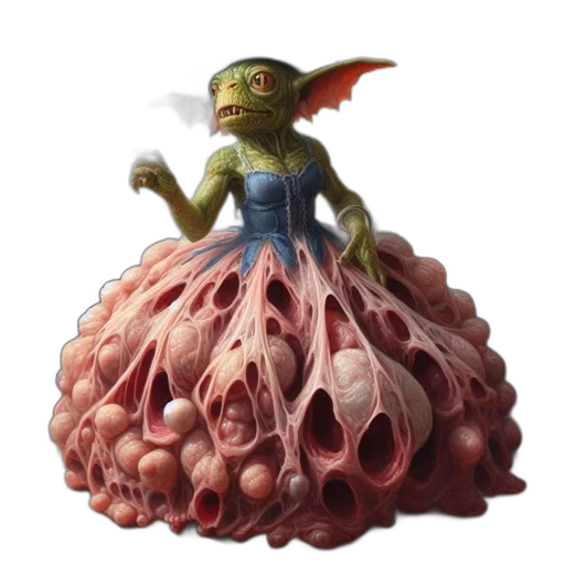 creature, dragon, dress, animal transparent PNG cut-out