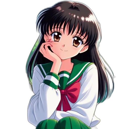 face, staff, dress, anime transparent PNG cut-out
