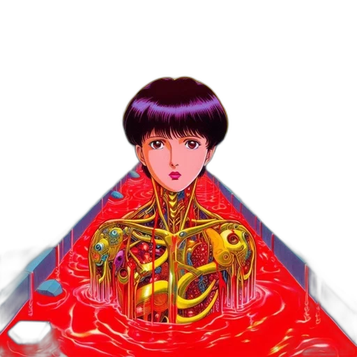 robot, jewelry, dress, face transparent PNG cut-out
