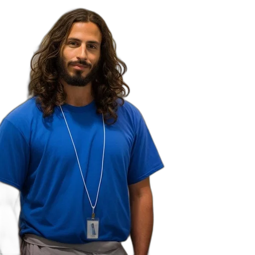 staff, hair, jewelry, man transparent PNG cut-out