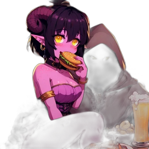 dragon, food, creature, mask transparent PNG cut-out