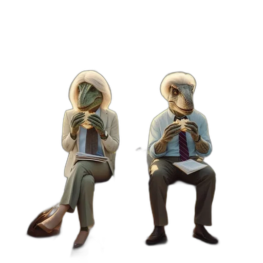 mask, jacket, staff, shoes transparent PNG cut-out