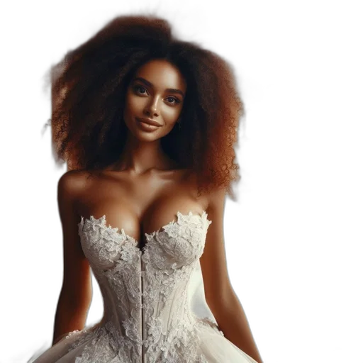 dress, hair, photorealistic, ancient transparent PNG cut-out