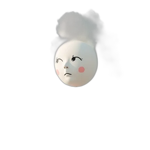 mask, face, creature, hair transparent PNG cut-out