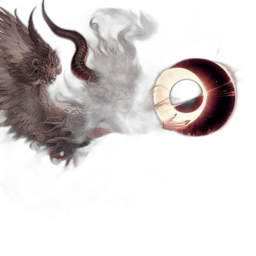 dragon, weapon, concept art, fantasy art transparent PNG cut-out