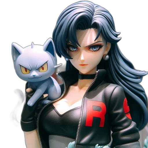 3d render, concept art, anime, comic book art transparent PNG cut-out