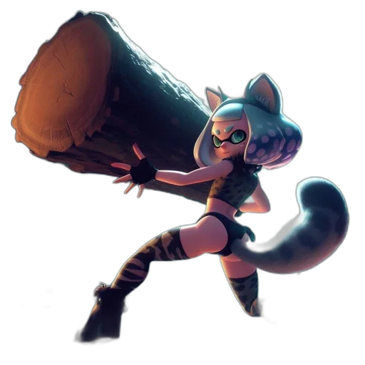 weapon, staff, creature, animal transparent PNG cut-out