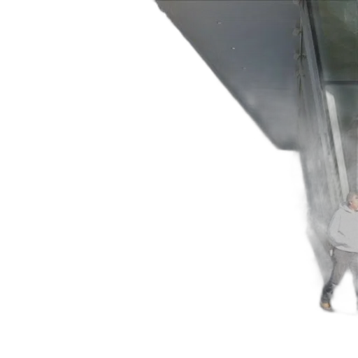 umbrella, building, creature, robot transparent PNG cut-out