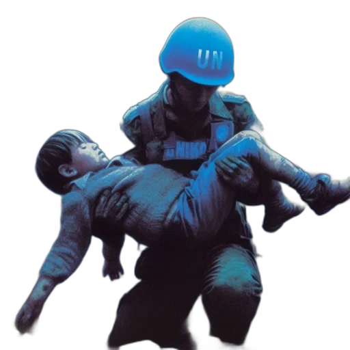 jacket, weapon, concept art, blue transparent PNG cut-out