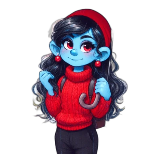 staff, creature, pixel art, concept art transparent PNG cut-out