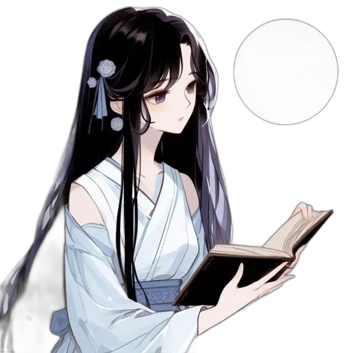 staff, dress, anime, fantasy art transparent PNG cut-out