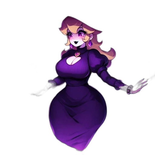 dress, crown, staff, concept art transparent PNG cut-out