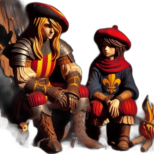 concept art, fantasy art, pixel art, comic book art transparent PNG cut-out
