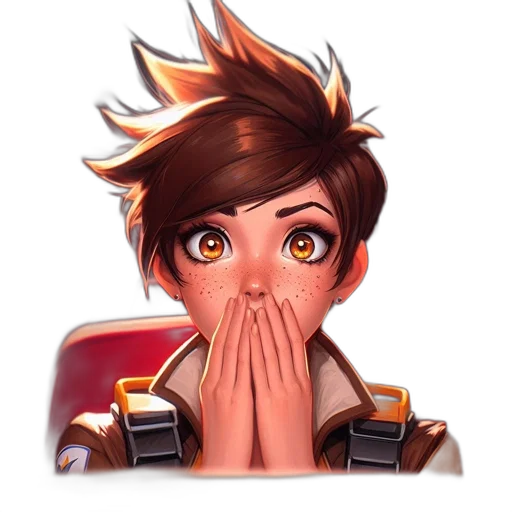 face, staff, concept art, anime transparent PNG cut-out