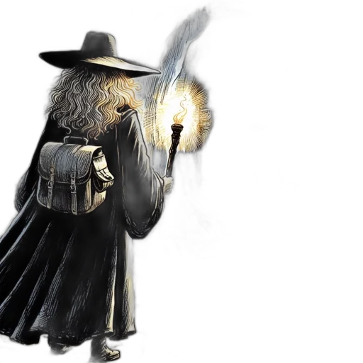 staff, hat, mask, weapon transparent PNG cut-out