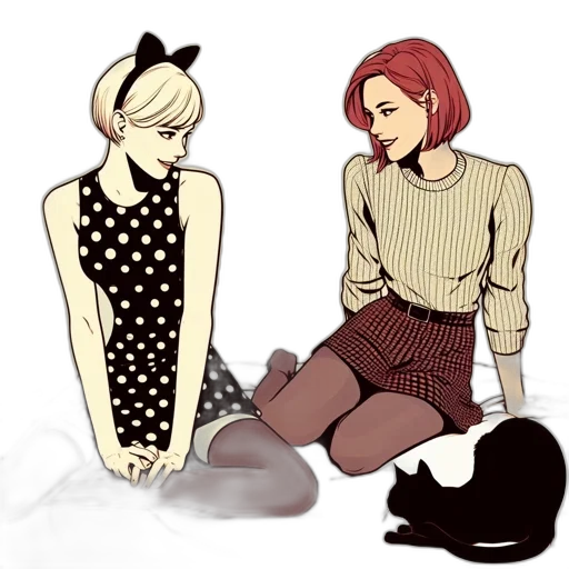 dress, concept art, cartoon, comic book art transparent PNG cut-out