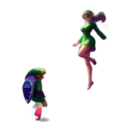 dress, jacket, 3d render, concept art transparent PNG cut-out
