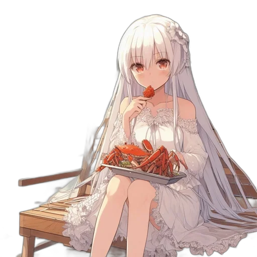 food, dress, robot, crown transparent PNG cut-out