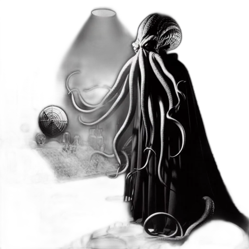mask, creature, dress, robot transparent PNG cut-out