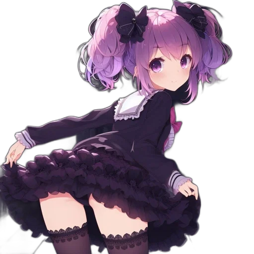 dress, staff, creature, weapon transparent PNG cut-out
