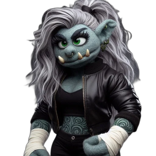 dragon, staff, creature, jacket transparent PNG cut-out