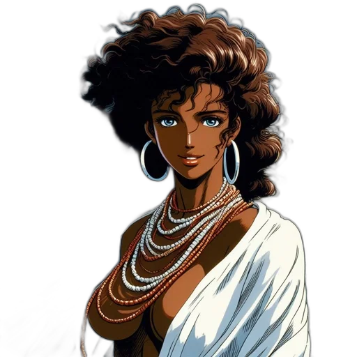 jewelry, dress, comic book art, concept art transparent PNG cut-out