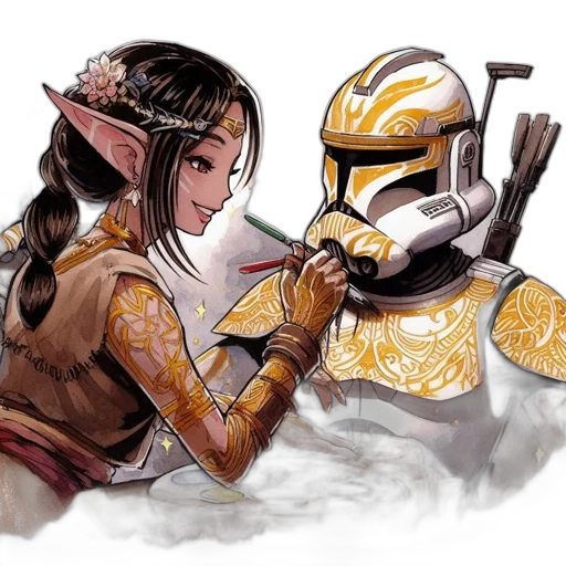 mask, weapon, sword, fantasy art transparent PNG cut-out