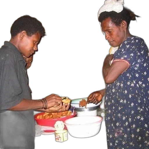 food, man, woman, prepare transparent PNG cut-out
