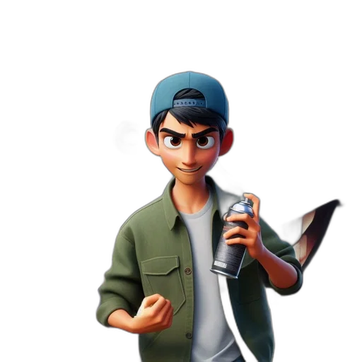 jacket, staff, weapon, bottle transparent PNG cut-out