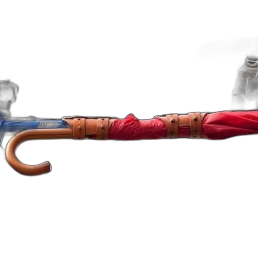 weapon, sword, staff, umbrella transparent PNG cut-out