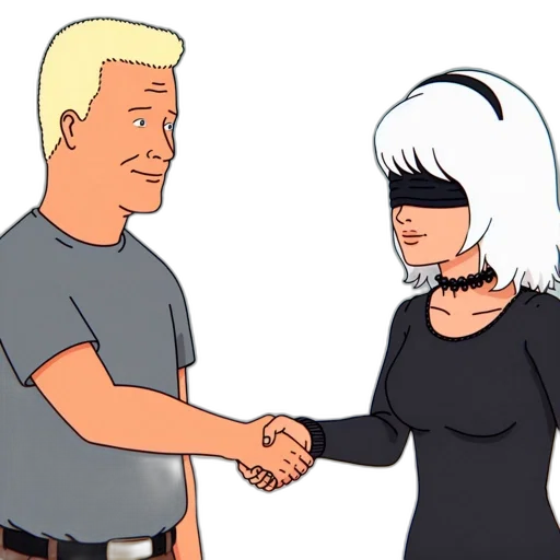 weapon, hair, dress, robot transparent PNG cut-out