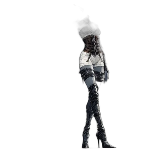 jacket, robot, hat, staff transparent PNG cut-out
