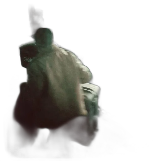 jacket, weapon, robot, creature transparent PNG cut-out