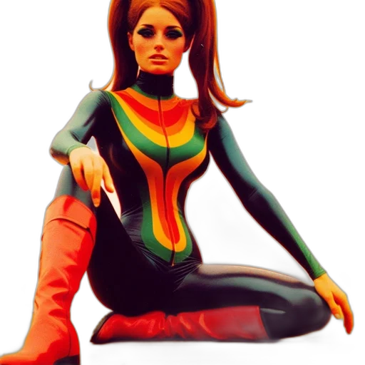 robot, dress, comic book art, concept art transparent PNG cut-out