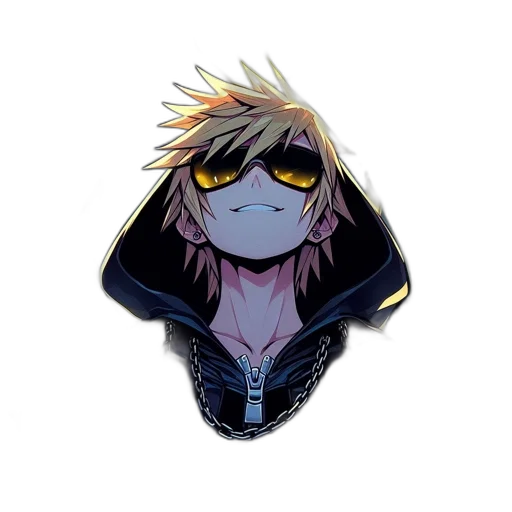 jacket, mask, staff, cartoon transparent PNG cut-out