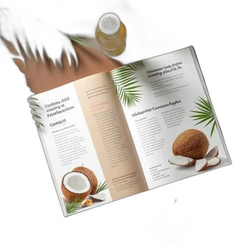 food, brochure, split, design transparent PNG cut-out