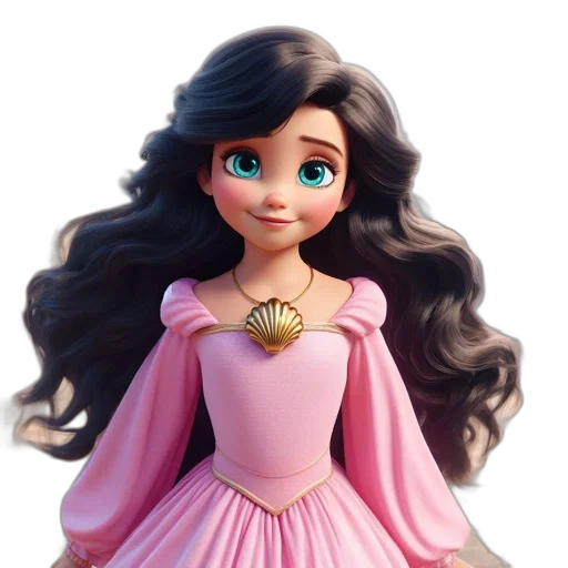 dress, jewelry, crown, hair transparent PNG cut-out