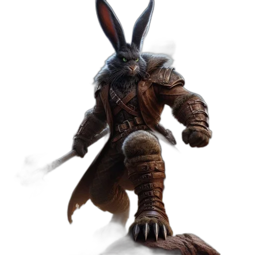 creature, animal, weapon, staff transparent PNG cut-out