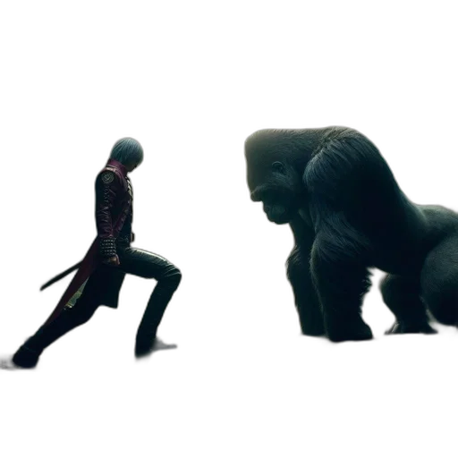 creature, animal, concept art, 3d render transparent PNG cut-out