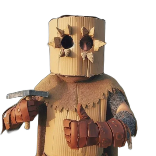 robot, staff, mask, weapon transparent PNG cut-out