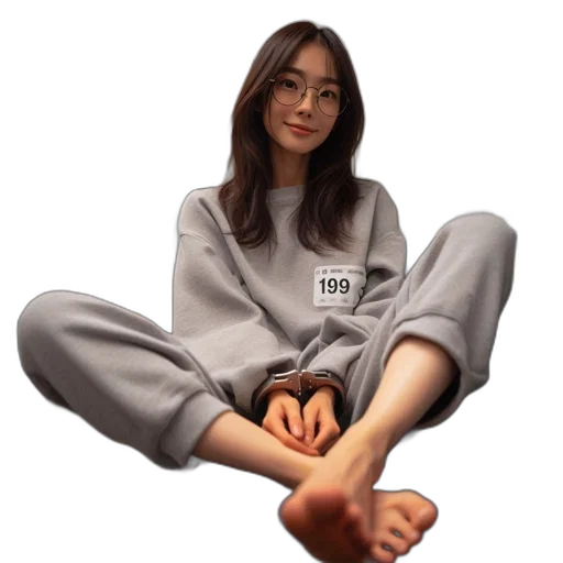 face, jacket, shoes, staff transparent PNG cut-out