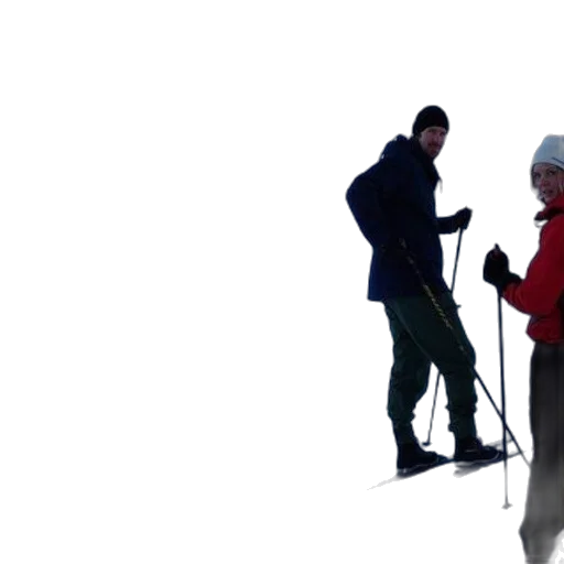 staff, umbrella, 3d render, snow transparent PNG cut-out