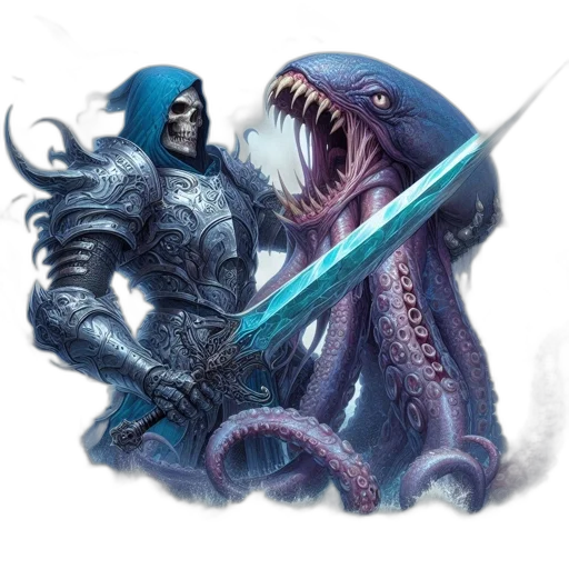 sword, creature, weapon, concept art transparent PNG cut-out