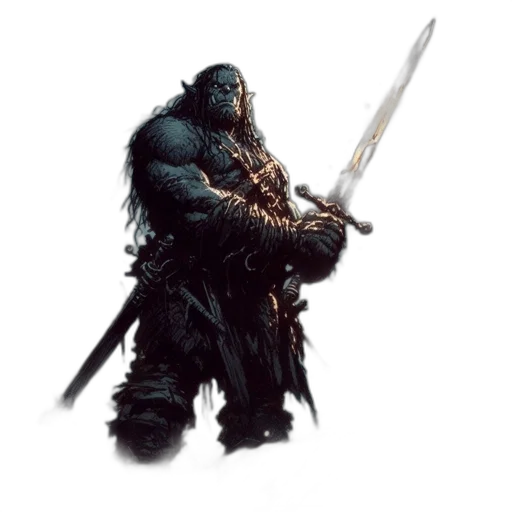 sword, weapon, creature, animal transparent PNG cut-out
