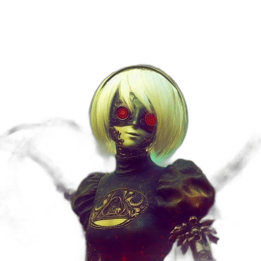 mask, robot, crown, face transparent PNG cut-out