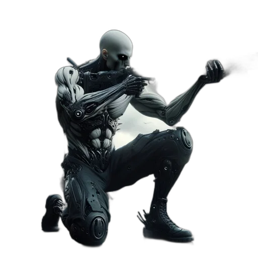 weapon, robot, mask, concept art transparent PNG cut-out