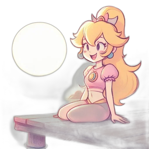 dress, staff, weapon, crown transparent PNG cut-out